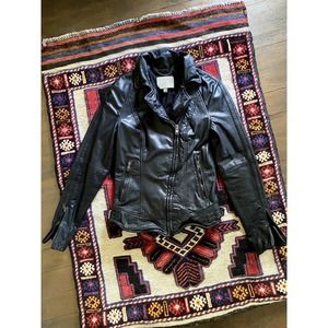 Muubaa Black leather Jacket